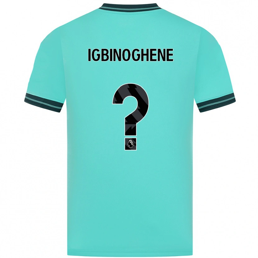 Danxen Kid Testimony Igbinoghene #0 Sky Blue Green Away Jersey 2025/26 T-Shirt