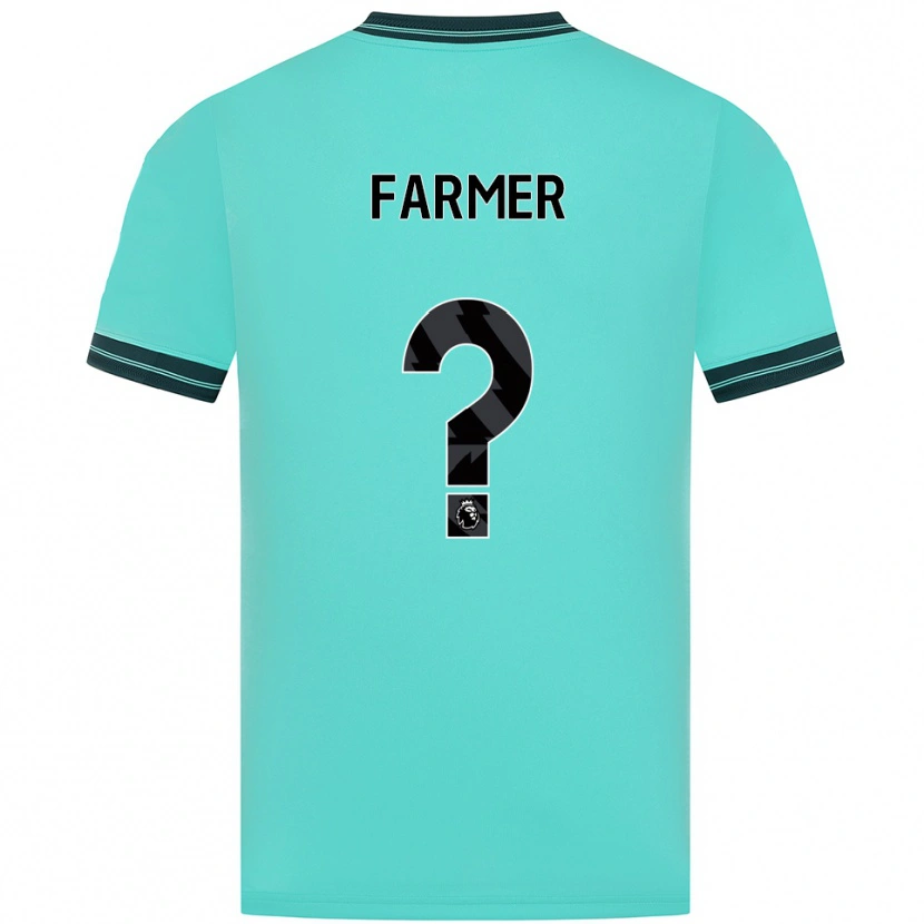 Danxen Kid Owen Farmer #0 Sky Blue Green Away Jersey 2025/26 T-Shirt