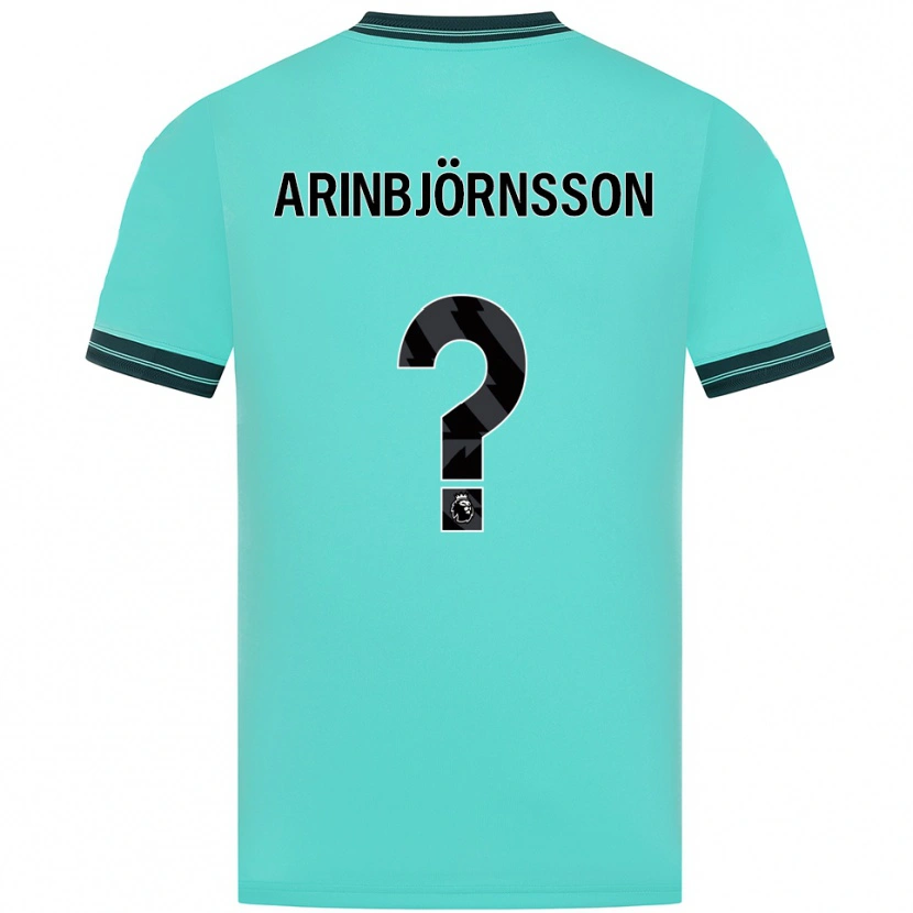 Danxen Kid Pálmi Rafn Arinbjörnsson #0 Sky Blue Green Away Jersey 2025/26 T-Shirt