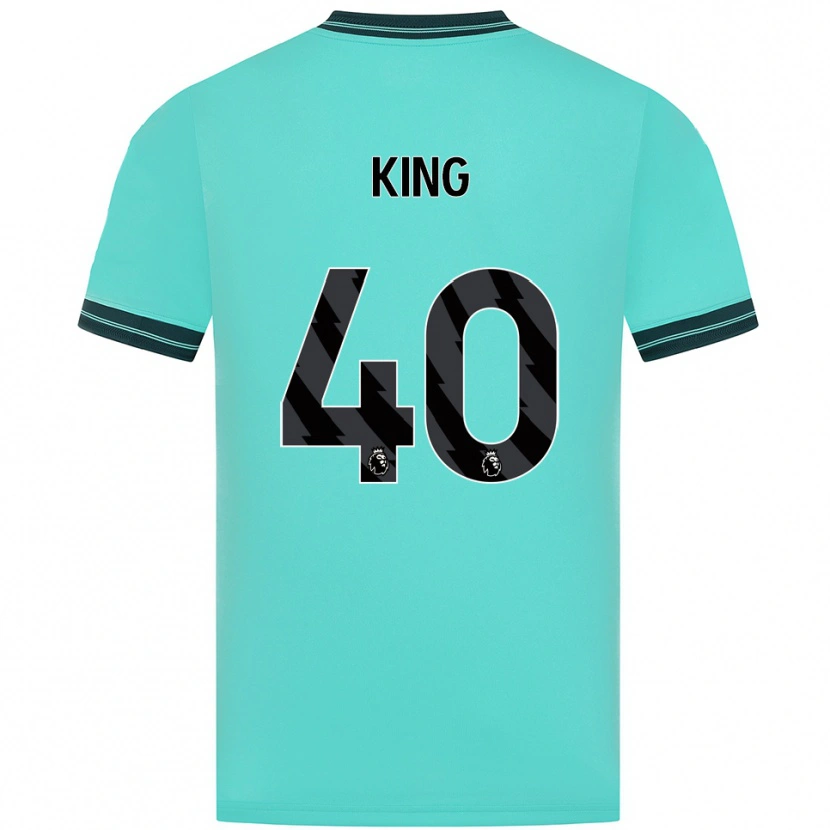 Danxen Kid Tom King #40 Sky Blue Green Away Jersey 2025/26 T-Shirt