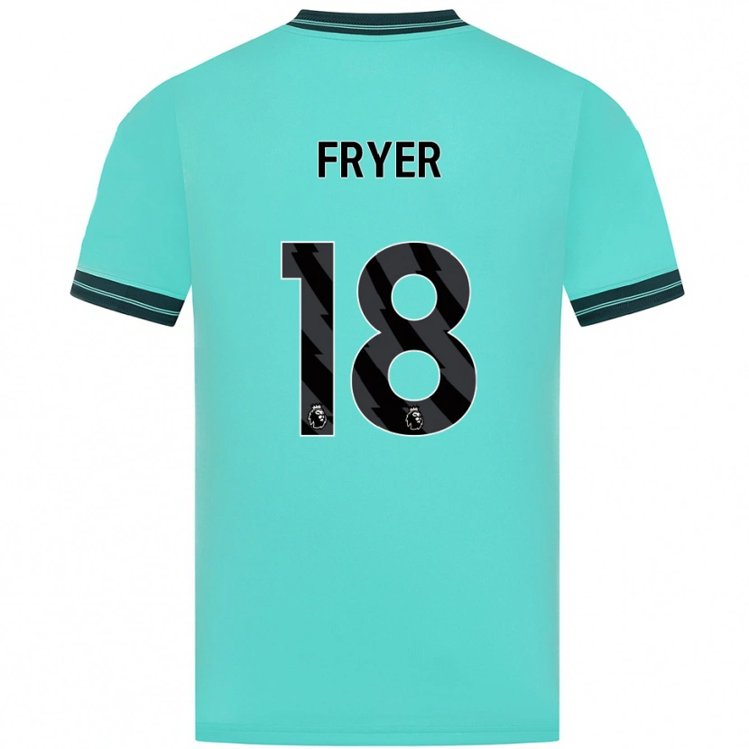 Danxen Kid Hannah Fryer #18 Sky Blue Green Away Jersey 2025/26 T-Shirt