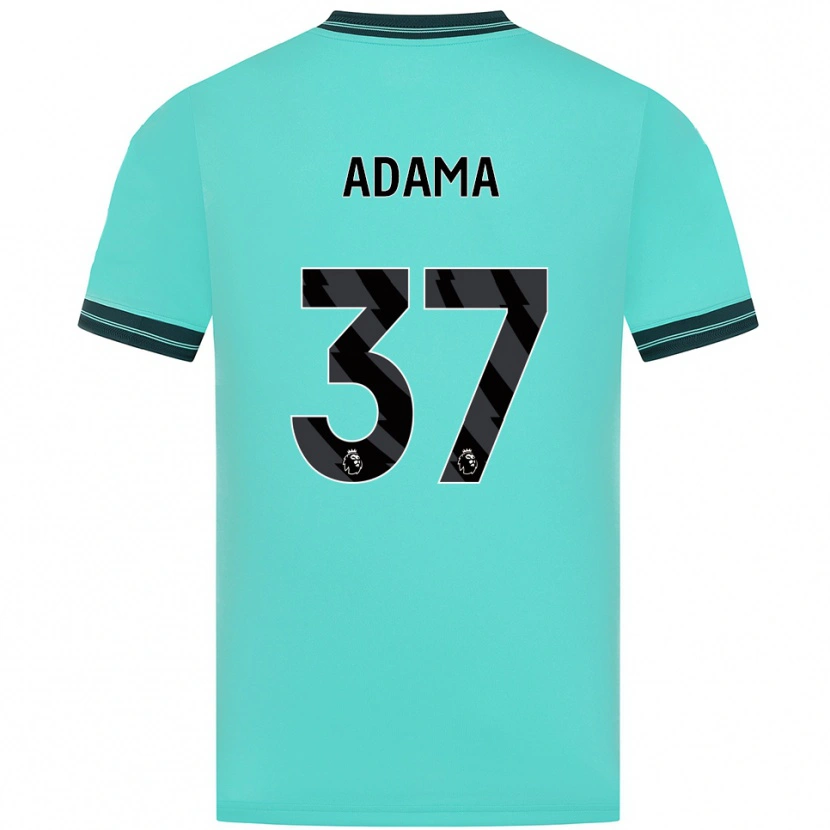 Danxen Kid Adama Traore #37 Sky Blue Green Away Jersey 2025/26 T-Shirt
