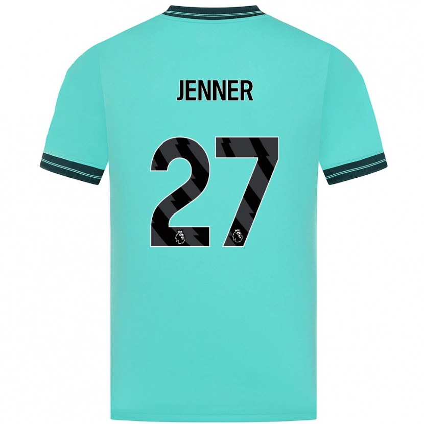 Danxen Kid Abbi Jenner #27 Sky Blue Green Away Jersey 2025/26 T-Shirt