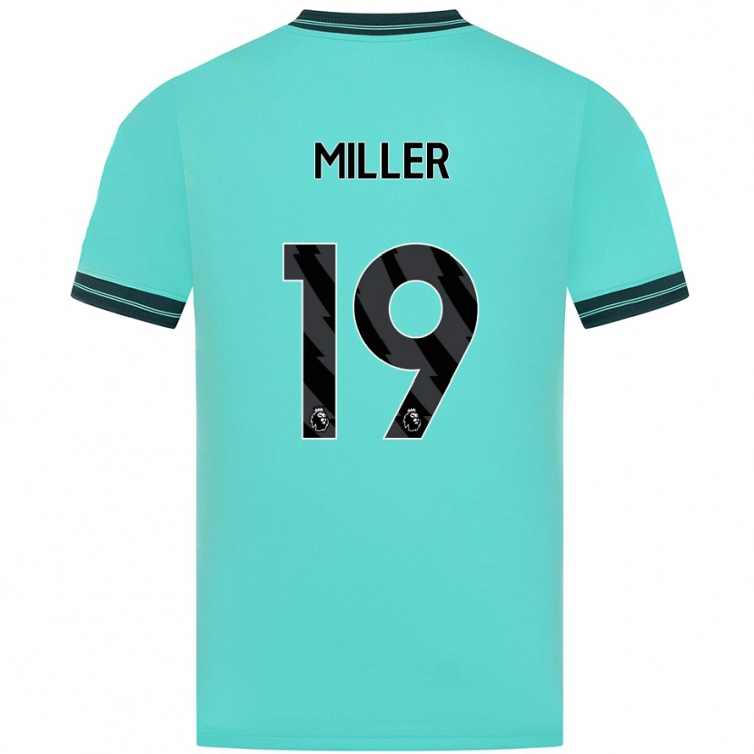 Danxen Kid Ali Miller #19 Sky Blue Green Away Jersey 2025/26 T-Shirt