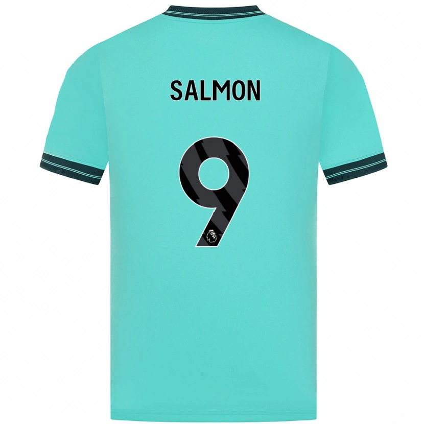 Danxen Kid Fabian Salmon #9 Sky Blue Green Away Jersey 2025/26 T-Shirt