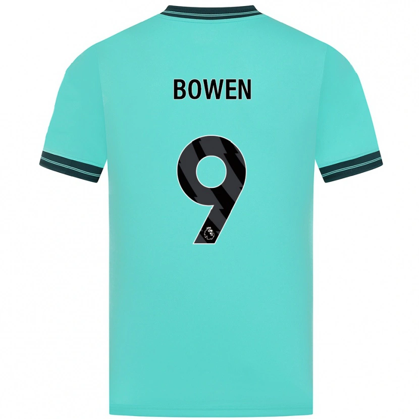 Danxen Kid Reiss Bowen #9 Sky Blue Green Away Jersey 2025/26 T-Shirt