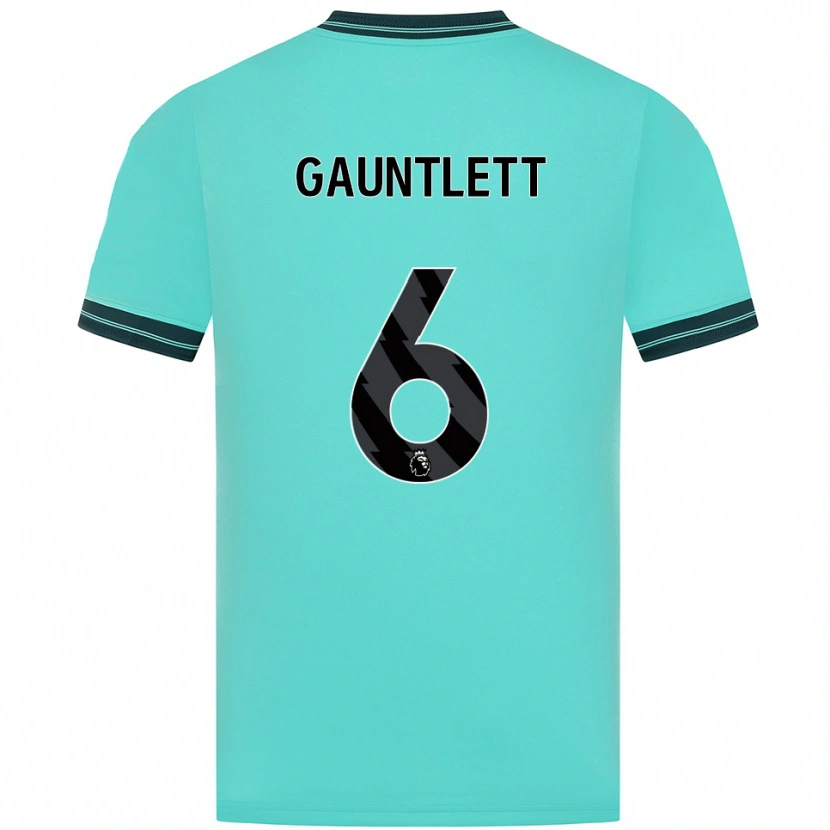 Danxen Kid Maz Gauntlett #6 Sky Blue Green Away Jersey 2025/26 T-Shirt