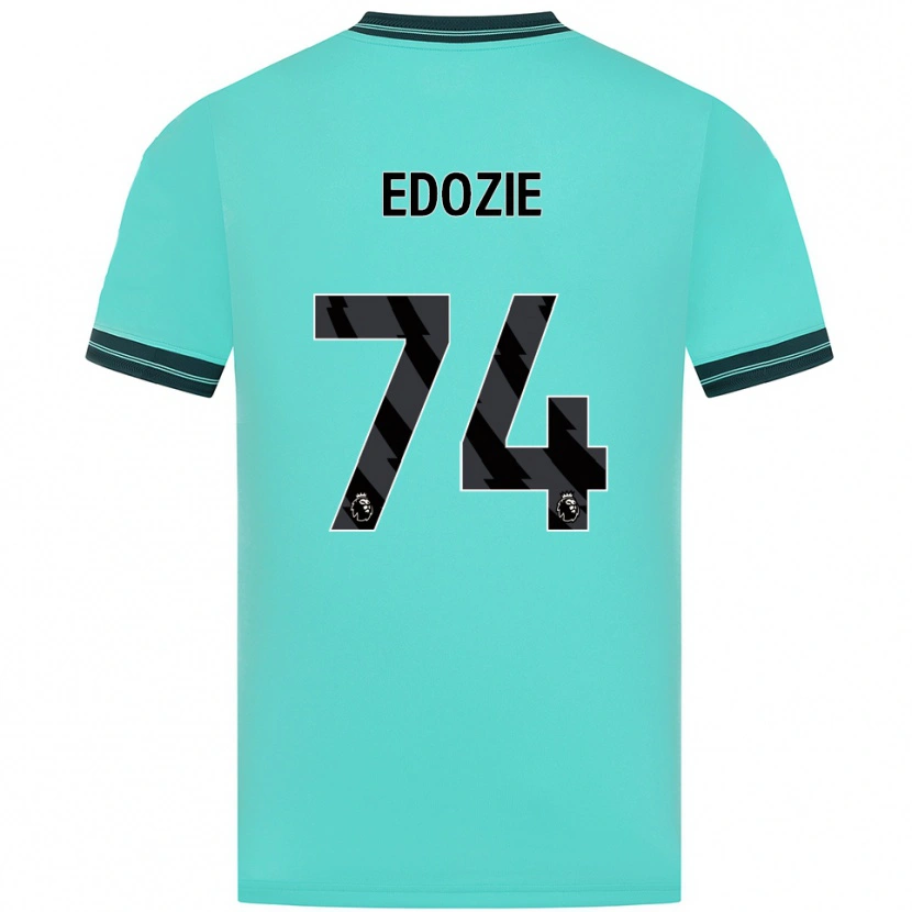 Danxen Kid Tom Edozie #74 Sky Blue Green Away Jersey 2025/26 T-Shirt