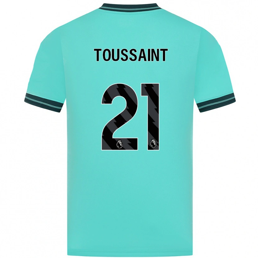 Danxen Kid Destiney Toussaint #21 Sky Blue Green Away Jersey 2025/26 T-Shirt