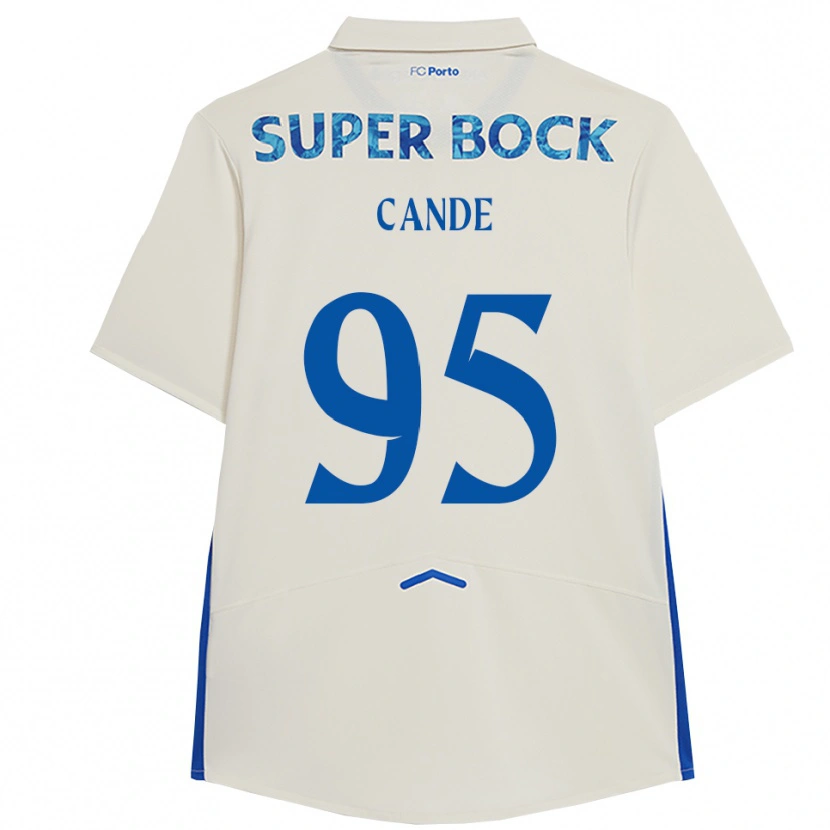 Danxen Kid Anhá Cande #95 White Blue Third Jersey 2025/26 T-Shirt