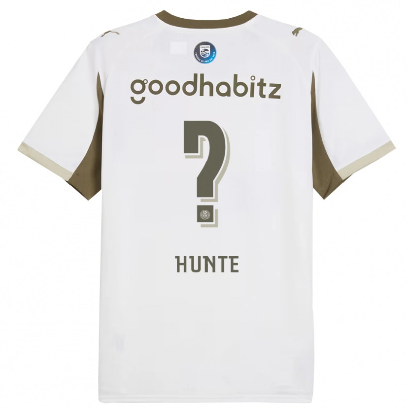 Danxen Kid Jerayno Hunte #0 White Gray Third Jersey 2025/26 T-Shirt