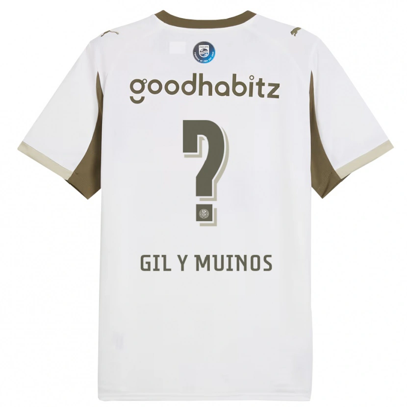 Danxen Kid Yael Gil Y Muinos #0 White Gray Third Jersey 2025/26 T-Shirt