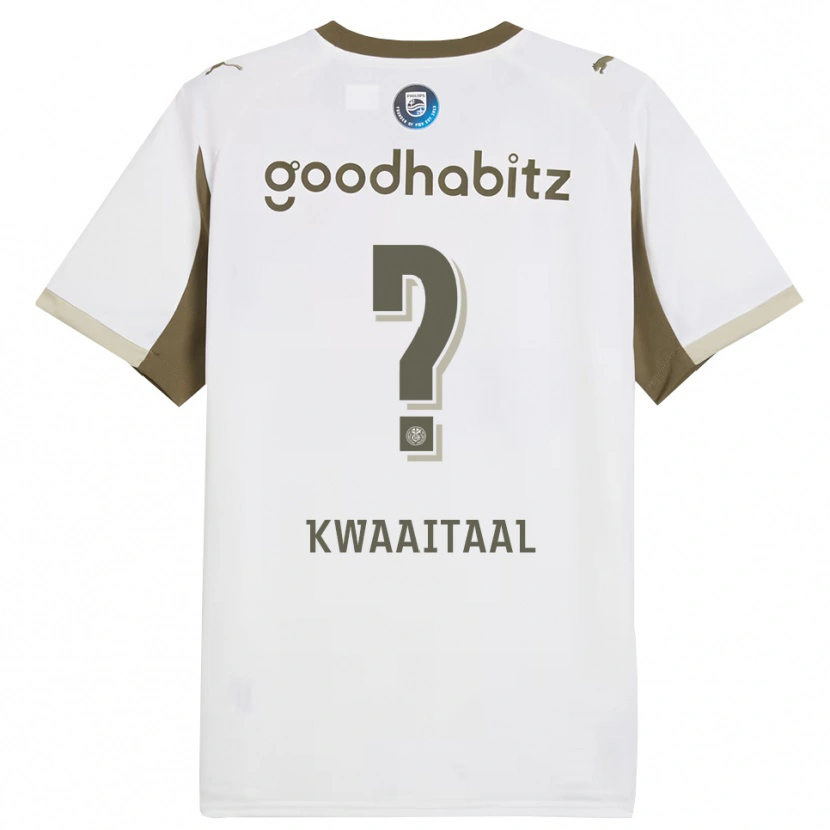 Danxen Kid Julian Kwaaitaal #0 White Gray Third Jersey 2025/26 T-Shirt
