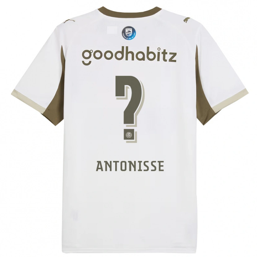 Danxen Kid Jeremy Antonisse #0 White Gray Third Jersey 2025/26 T-Shirt