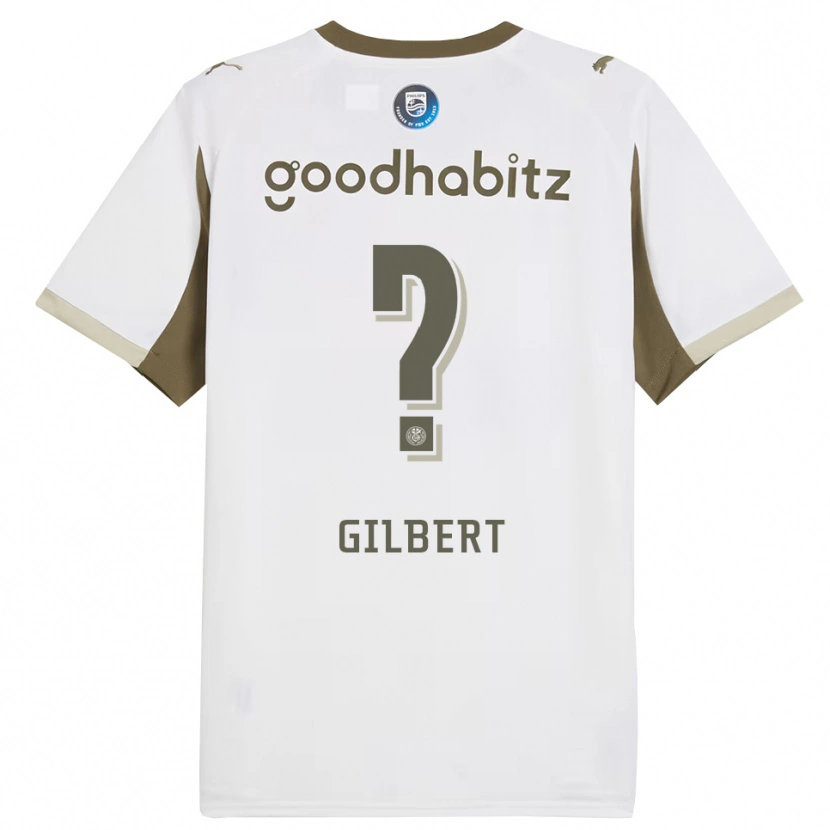 Danxen Kid Dantaye Gilbert #0 White Gray Third Jersey 2025/26 T-Shirt