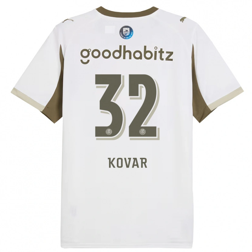 Danxen Kid Matej Kovar #32 White Gray Third Jersey 2025/26 T-Shirt
