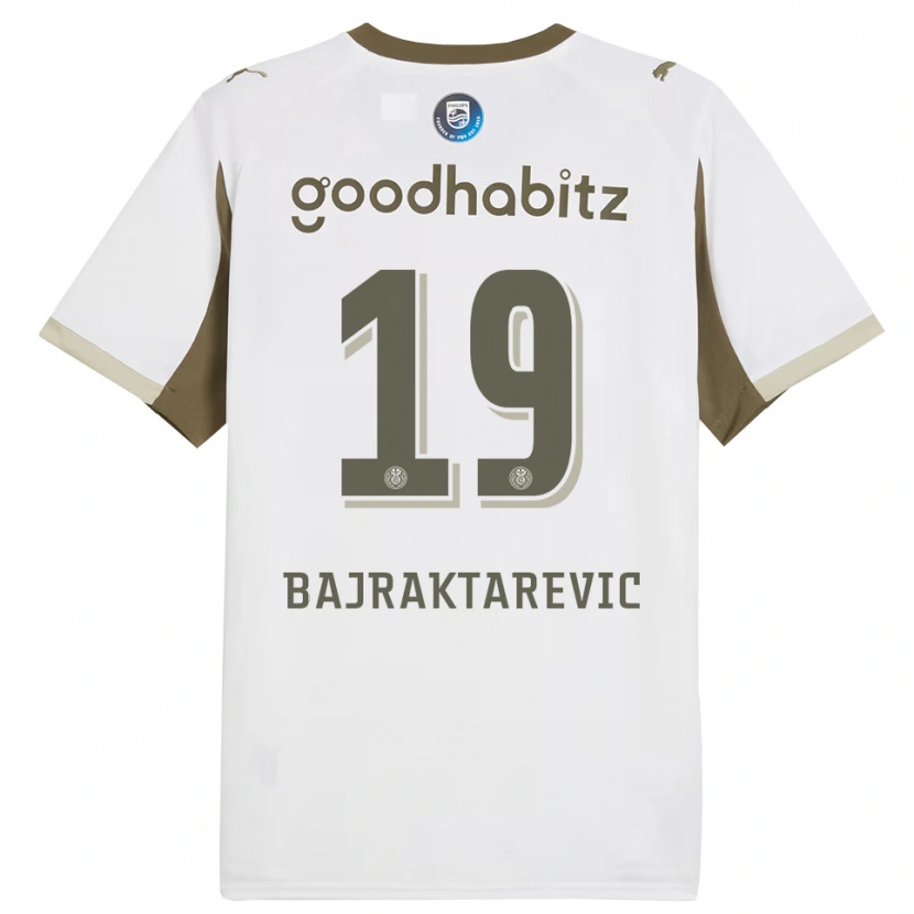 Danxen Kid Esmir Bajraktarević #19 White Gray Third Jersey 2025/26 T-Shirt
