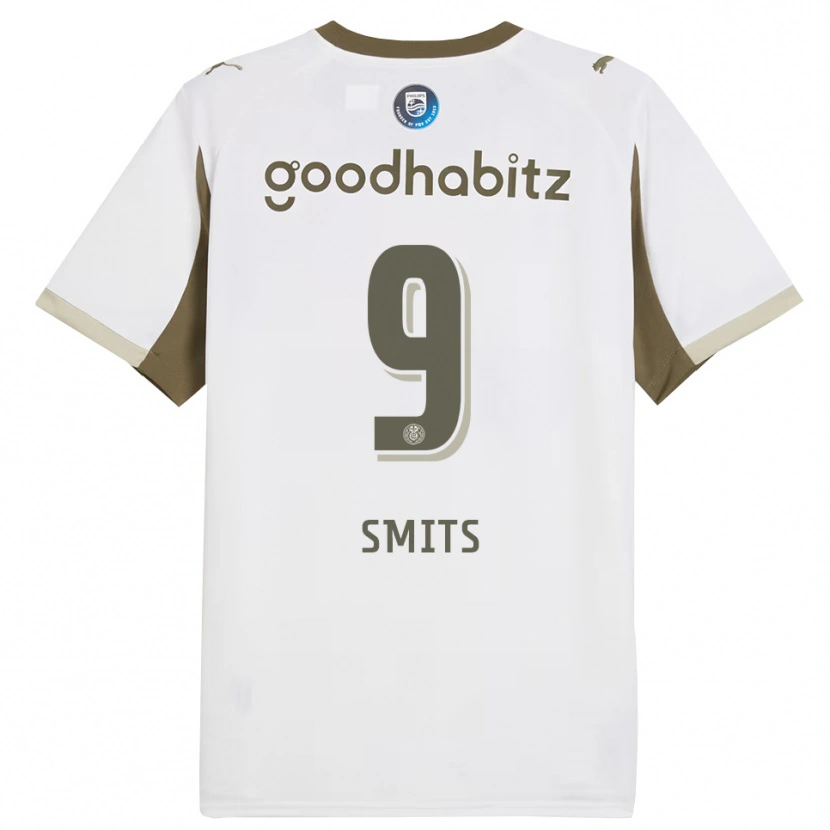 Danxen Kid Joëlle Smits #9 White Gray Third Jersey 2025/26 T-Shirt