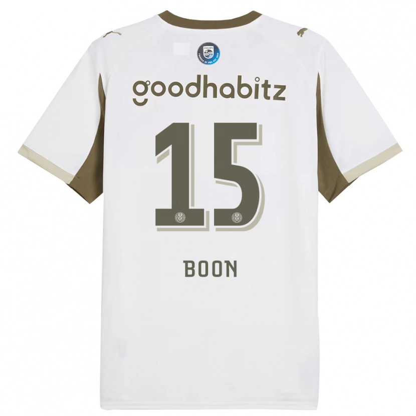 Danxen Kid Rens Boon #15 White Gray Third Jersey 2025/26 T-Shirt