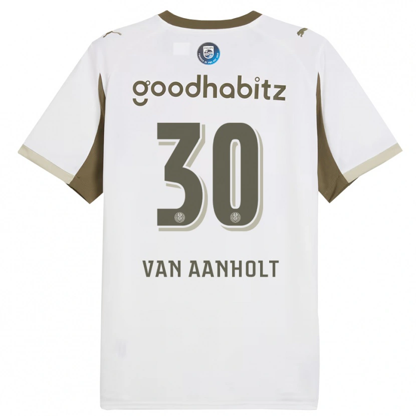 Danxen Kid Patrick Van Aanholt #30 White Gray Third Jersey 2025/26 T-Shirt