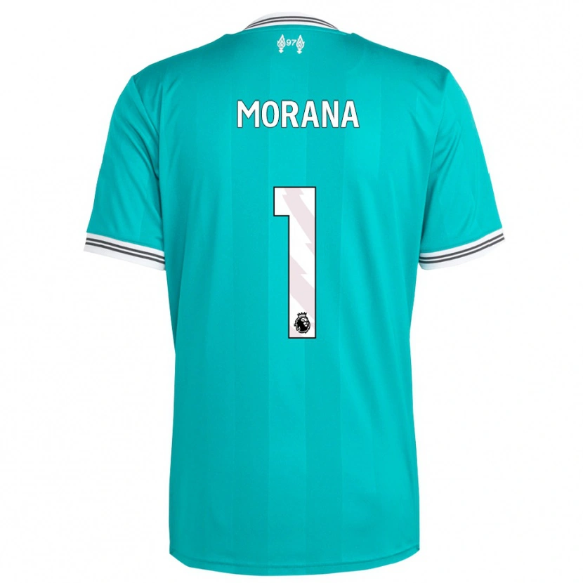 Danxen Kid Nathan Morana #1 Green White Third Jersey 2025/26 T-Shirt