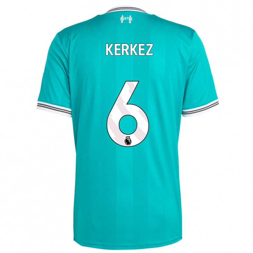 Danxen Kid Milos Kerkez #6 Green White Third Jersey 2025/26 T-Shirt