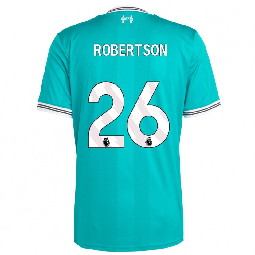 Danxen Kid Andrew Robertson #26 Green White Third Jersey 2025/26 T-Shirt