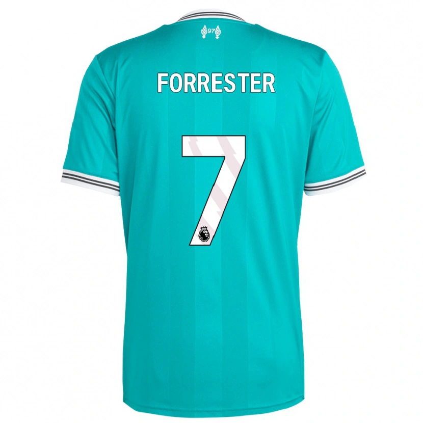 Danxen Kid La'more Forrester #7 Green White Third Jersey 2025/26 T-Shirt