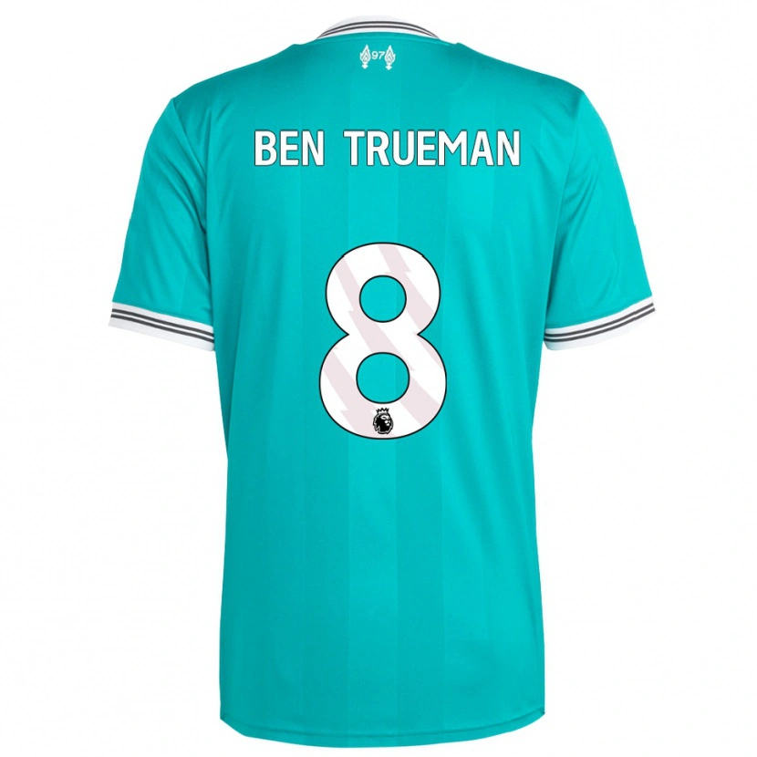 Danxen Kid Ben Trueman #8 Green White Third Jersey 2025/26 T-Shirt