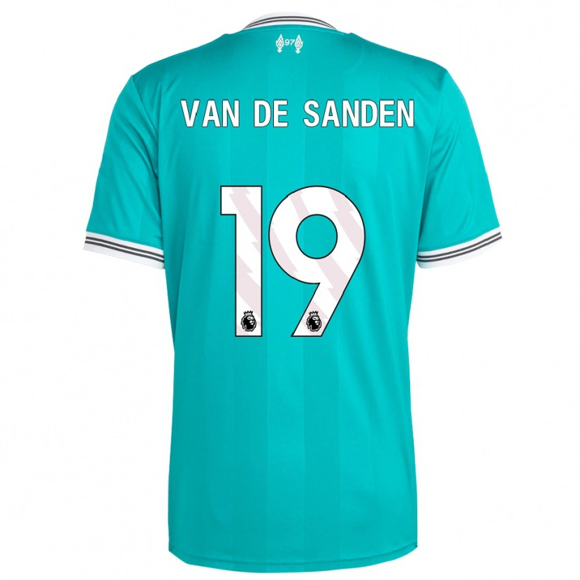 Danxen Kid Shanice Van De Sanden #19 Green White Third Jersey 2025/26 T-Shirt