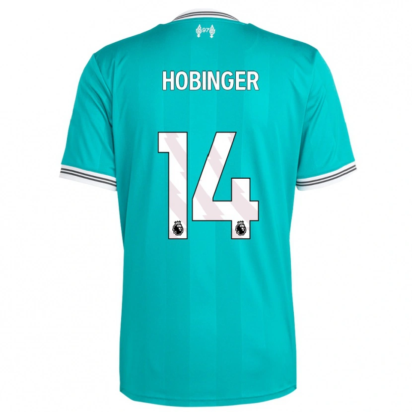 Danxen Kid Marie Höbinger #14 Green White Third Jersey 2025/26 T-Shirt