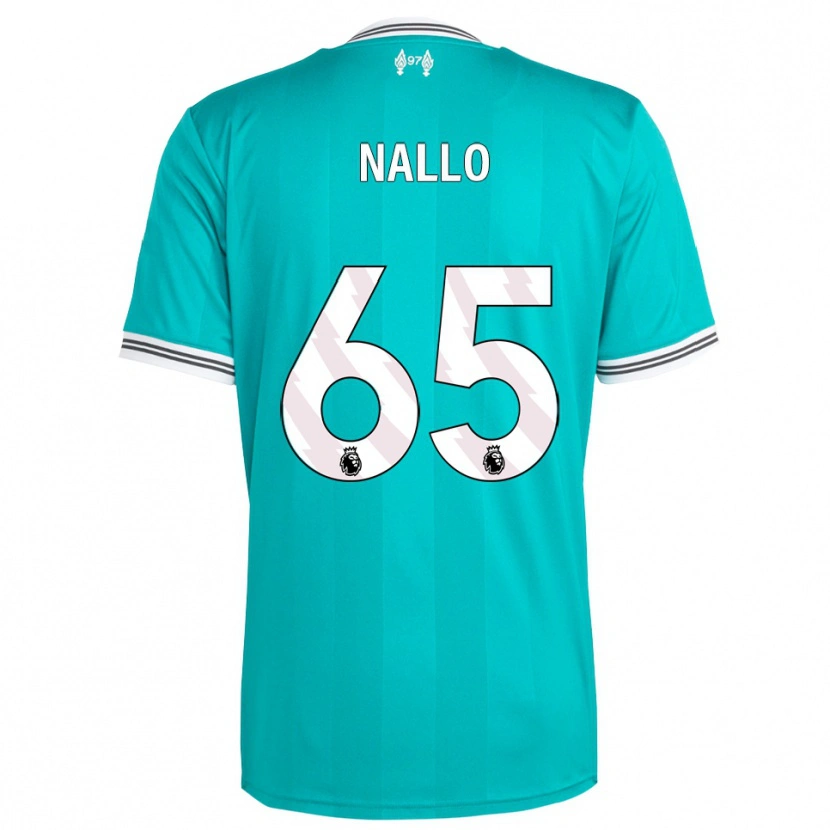 Danxen Kid Amara Nallo #65 Green White Third Jersey 2025/26 T-Shirt