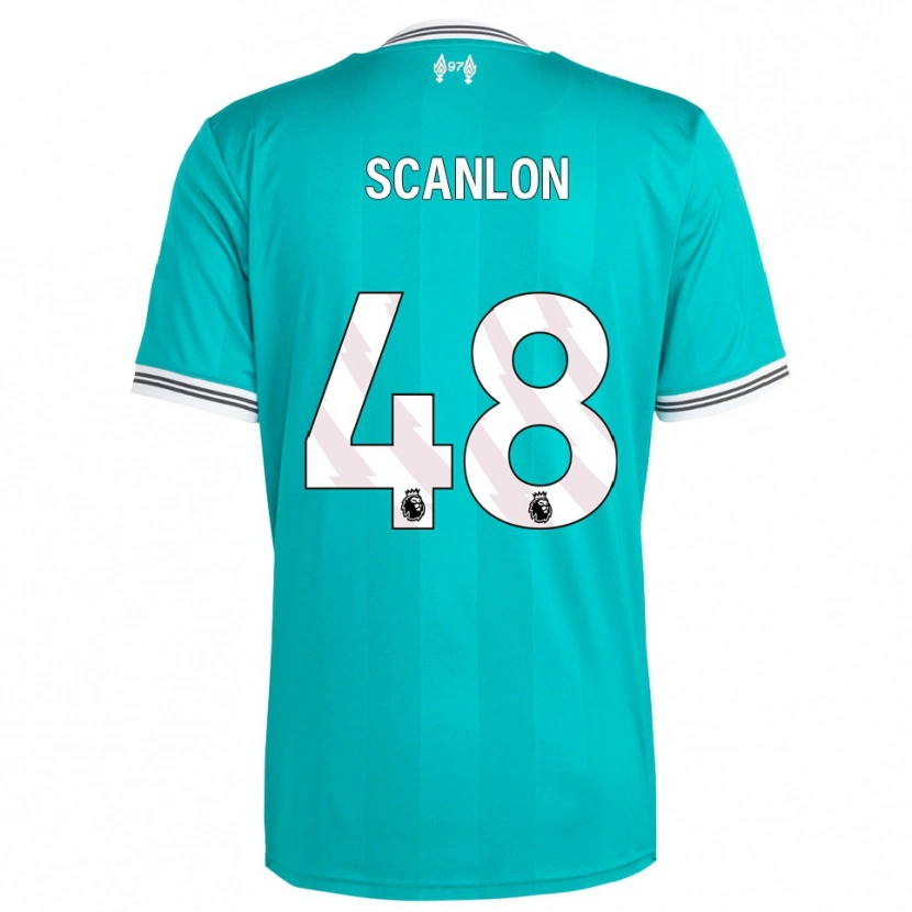 Danxen Kid Calum Scanlon #48 Green White Third Jersey 2025/26 T-Shirt