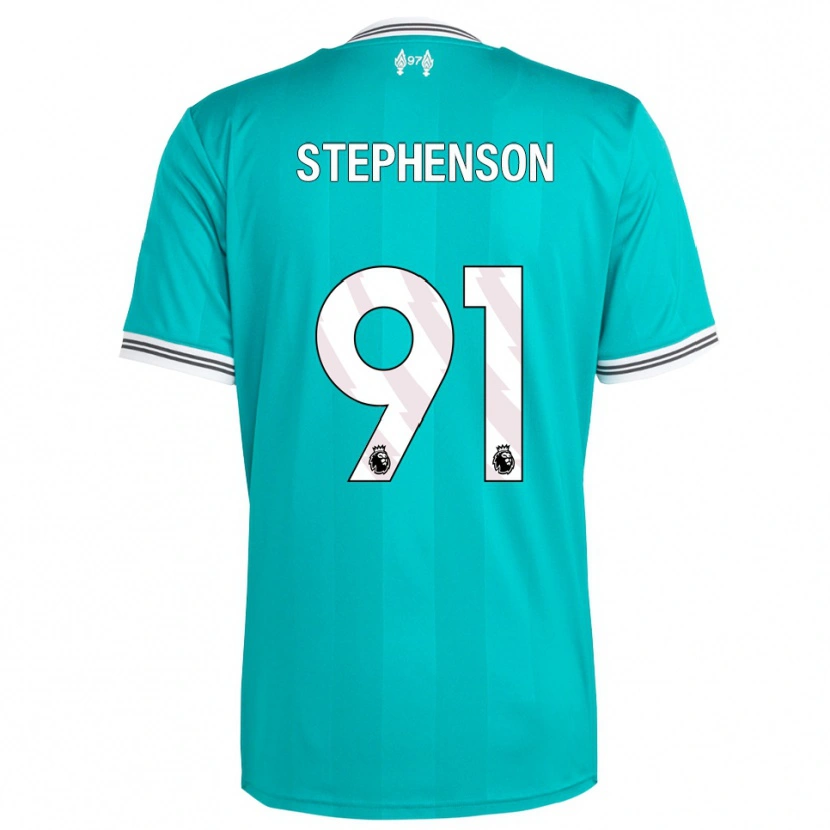 Danxen Kid Luca Stephenson #91 Green White Third Jersey 2025/26 T-Shirt