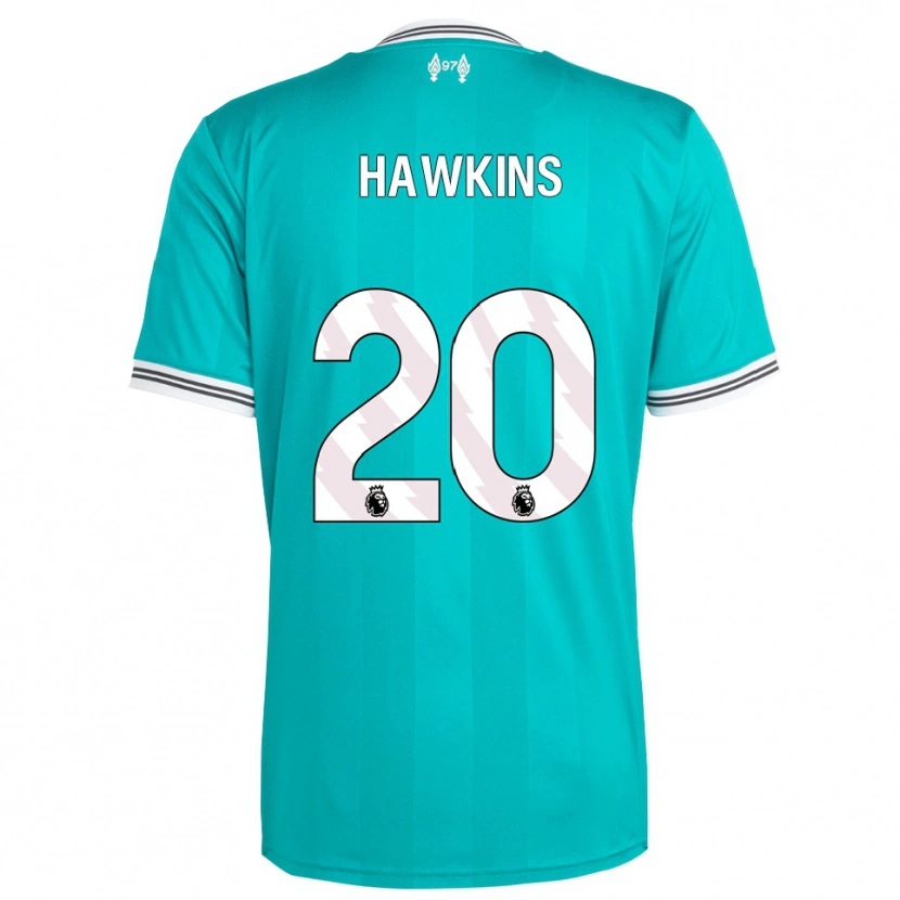 Danxen Kid Max Hawkins #20 Green White Third Jersey 2025/26 T-Shirt
