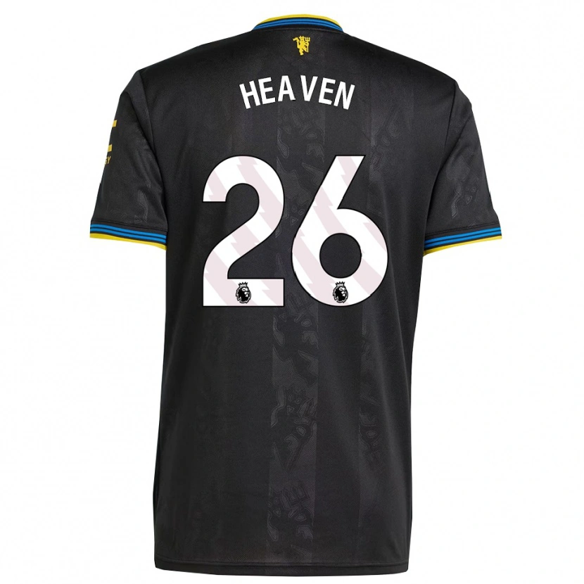 Danxen Kid Ayden Heaven #26 Black Yellow Blue Third Jersey 2025/26 T-Shirt