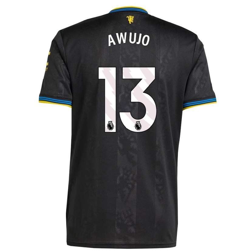 Danxen Kid Simi Awujo #13 Black Yellow Blue Third Jersey 2025/26 T-Shirt