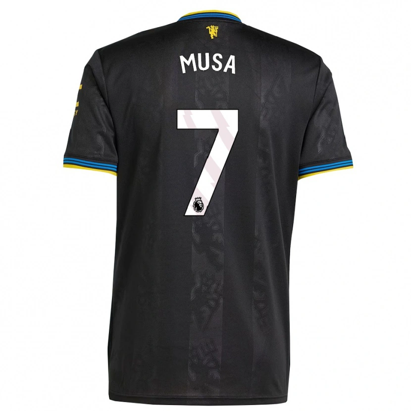 Danxen Kid Victor Musa #7 Black Yellow Blue Third Jersey 2025/26 T-Shirt