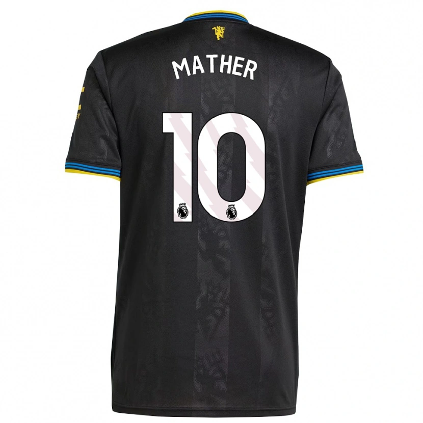 Danxen Kid Sam Mather #10 Black Yellow Blue Third Jersey 2025/26 T-Shirt