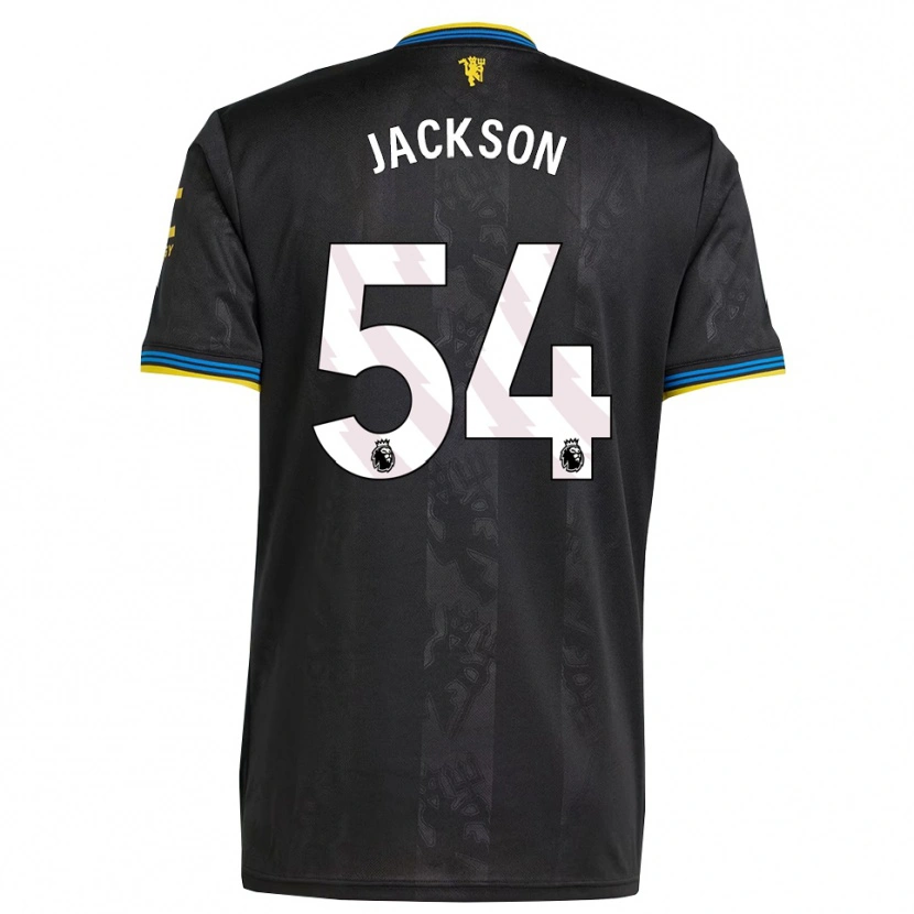 Danxen Kid Louis Jackson #54 Black Yellow Blue Third Jersey 2025/26 T-Shirt