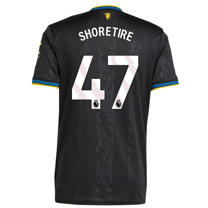 Danxen Kid Shola Shoretire #47 Black Yellow Blue Third Jersey 2025/26 T-Shirt