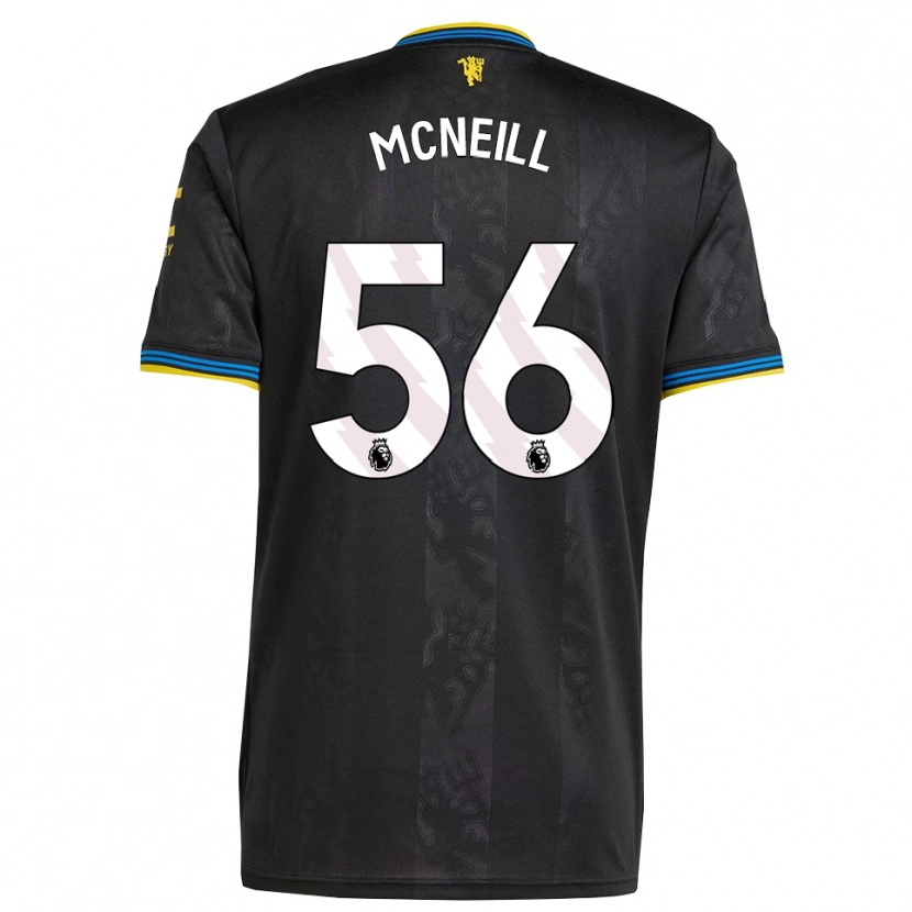 Danxen Kid Charlie Mcneill #56 Black Yellow Blue Third Jersey 2025/26 T-Shirt