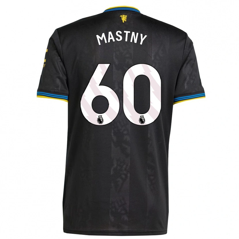 Danxen Kid Ondrej Mastny #60 Black Yellow Blue Third Jersey 2025/26 T-Shirt