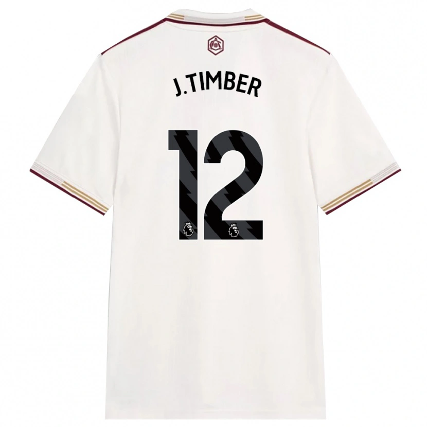 Danxen Kid Jurrien Timber #12 Off White Burgundy Third Jersey 2025/26 T-Shirt