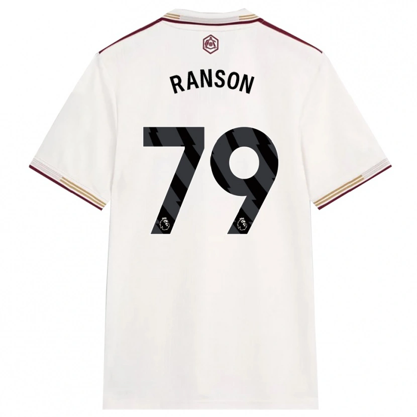 Danxen Kid Khari Ranson #79 Off White Burgundy Third Jersey 2025/26 T-Shirt