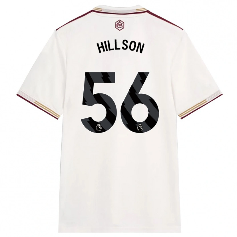 Danxen Kid James Hillson #56 Off White Burgundy Third Jersey 2025/26 T-Shirt