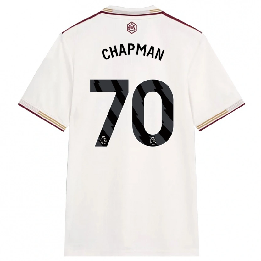 Danxen Kid Samuel Chapman #70 Off White Burgundy Third Jersey 2025/26 T-Shirt