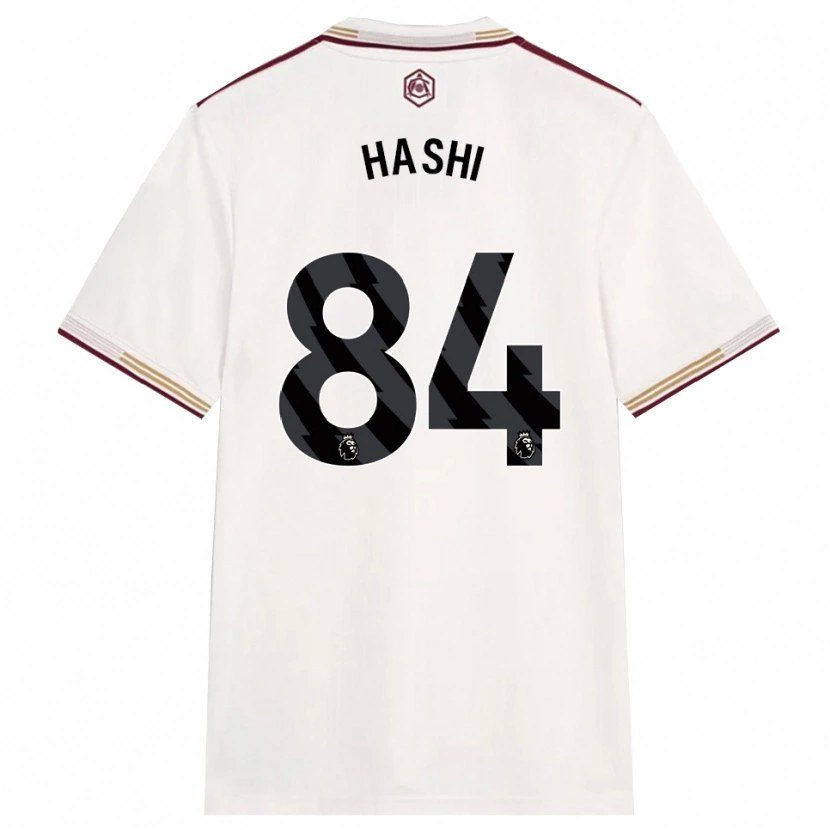 Danxen Kid Maalik Hashi #84 Off White Burgundy Third Jersey 2025/26 T-Shirt