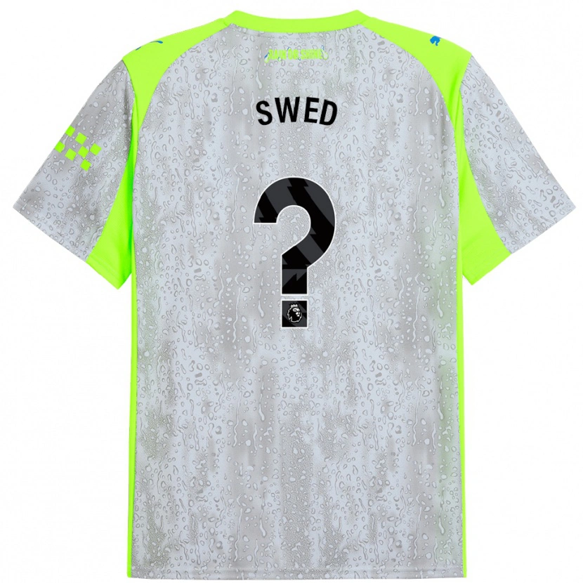 Danxen Kid Hamza Swed #0 Gray Yellow Third Jersey 2025/26 T-Shirt