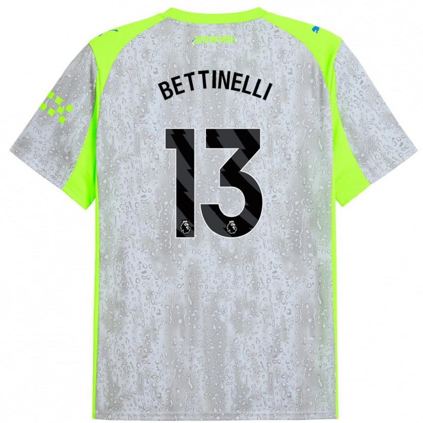 Danxen Kid Marcus Bettinelli #13 Gray Yellow Third Jersey 2025/26 T-Shirt